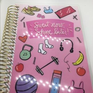 Sweat Now, Shine Later Planner with Sticker book